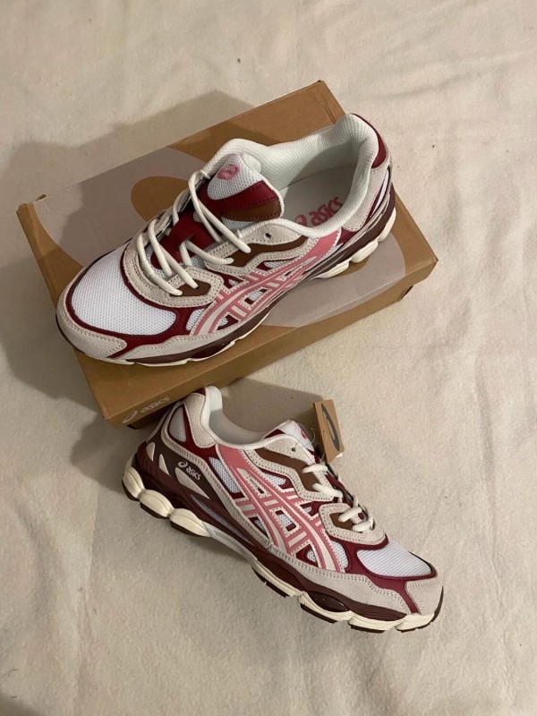 asics gel-nyc cream sweet pink brown / crème rose marron 2