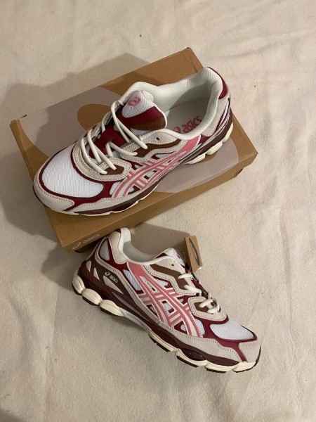 asics gel-nyc cream sweet pink brown / crème rose marron