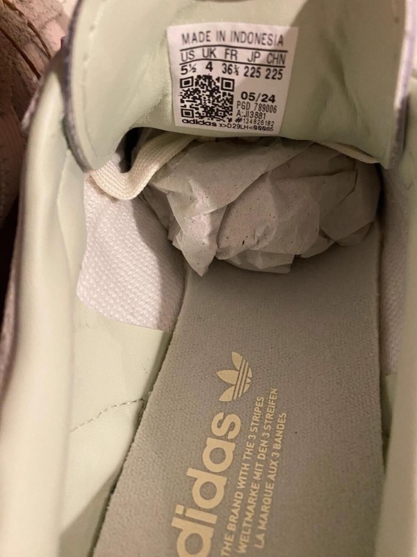 adidas sambae green cream white beige / vert menthe blanc 2