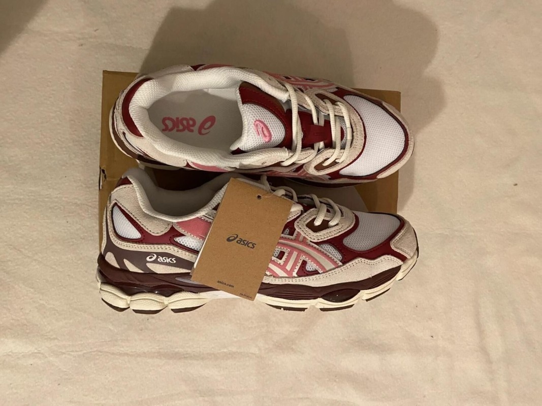 asics gel-nyc cream sweet pink brown / crème rose marron 2