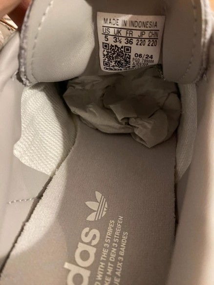 adidas sambae grey cream white / gris blanc
