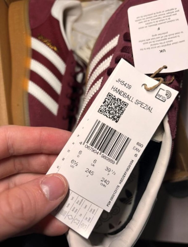 adidas handball spezial shadow red taille 39 1/3 2