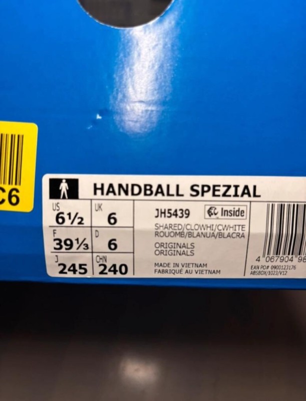 adidas handball spezial shadow red taille 39 1/3 2