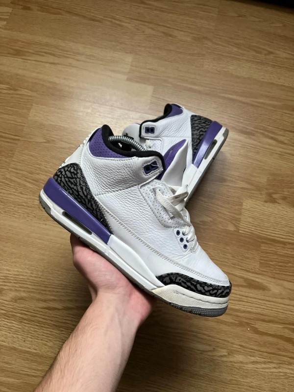 Jordan 3 iris foncé violette