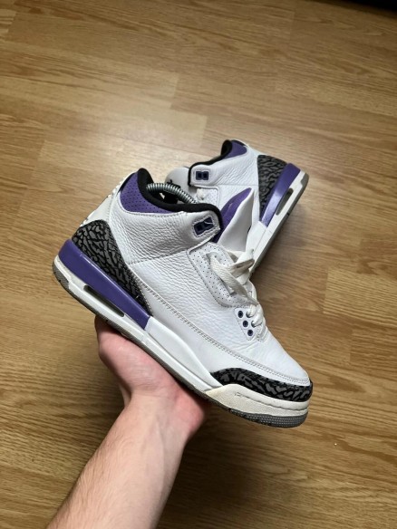 Jordan 3 iris foncé violette