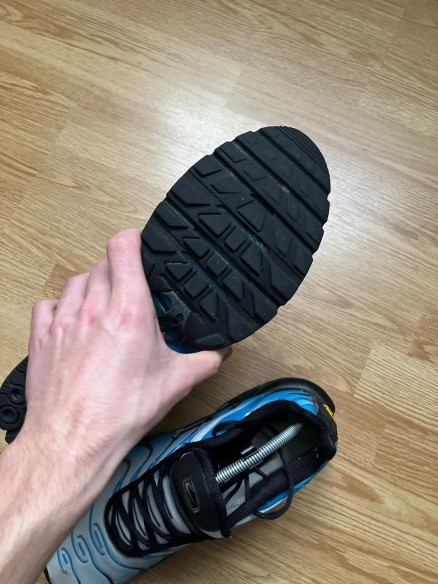 Nike air max plus gradient bleu
