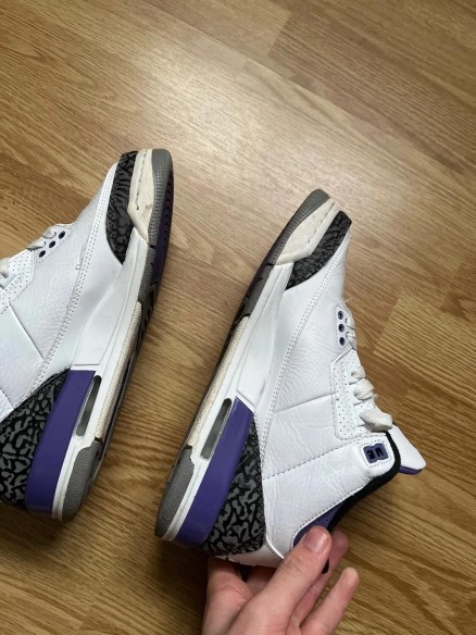 Jordan 3 iris foncé violette
