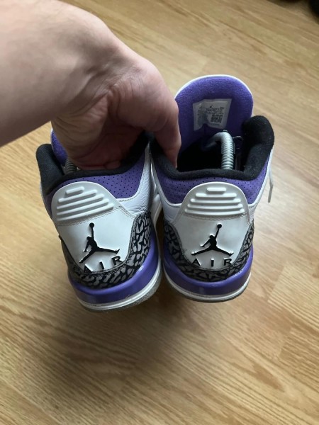 Jordan 3 iris foncé violette