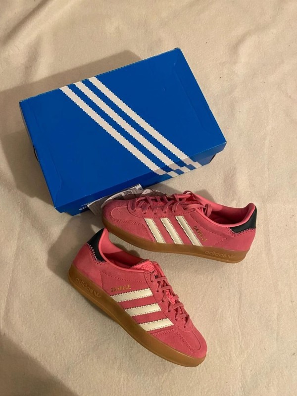 adidas gazelle indoor pink white cloud / rose blanc