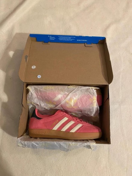 adidas gazelle indoor pink white cloud / rose blanc