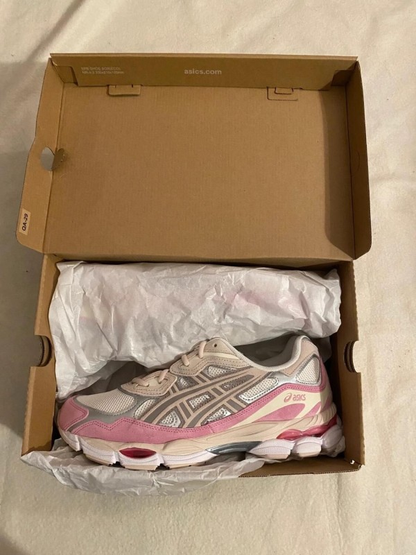 asics gel-nyc pink mineral cream beige / rose beige 2
