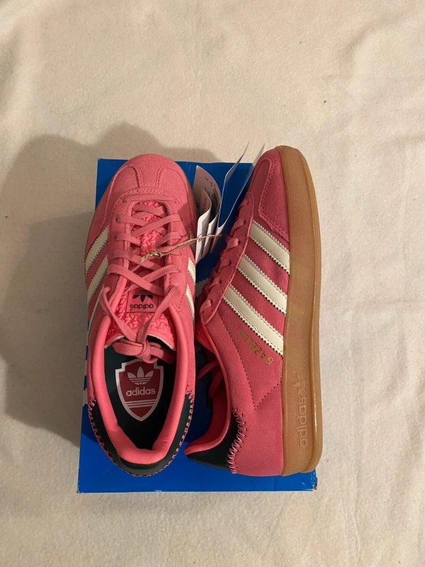 adidas gazelle indoor pink white cloud / rose blanc 2
