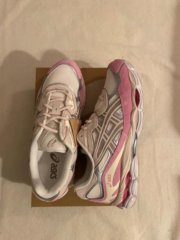 asics gel-nyc pink mineral cream beige / rose beige 2