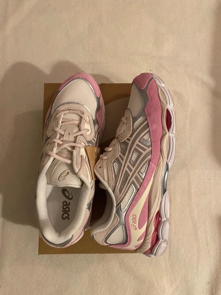 asics gel-nyc pink mineral cream beige / rose beige