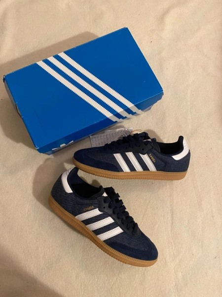 adidas samba og Levis jean blue / bleu foncé blanc
