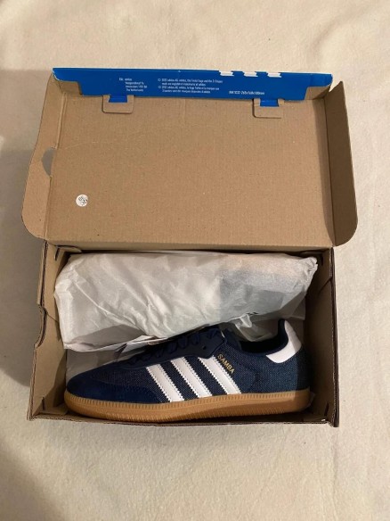 adidas samba og Levis jean blue / bleu foncé blanc