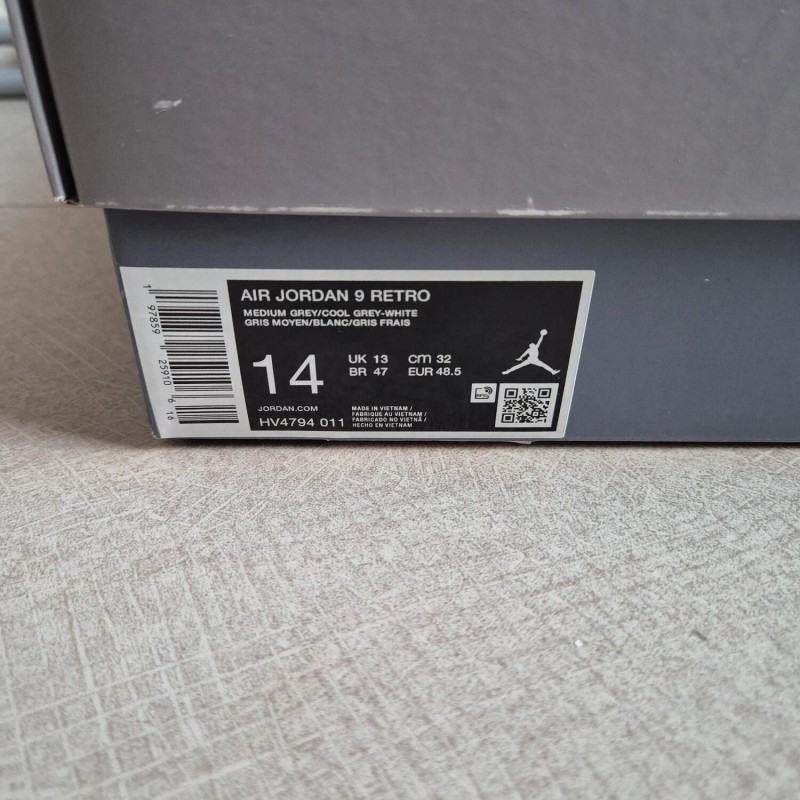 Jordan 9 "Cool Grey" 2
