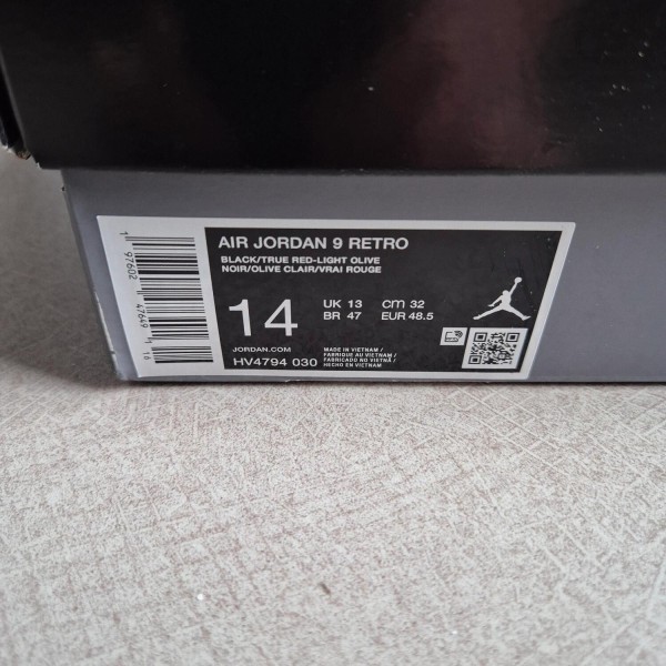 Jordan 9 OG "Olive"