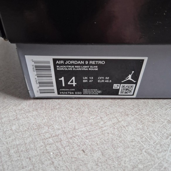 Jordan 9 OG "Olive"