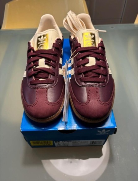 adidas samba og maroon gold metallic taille 36