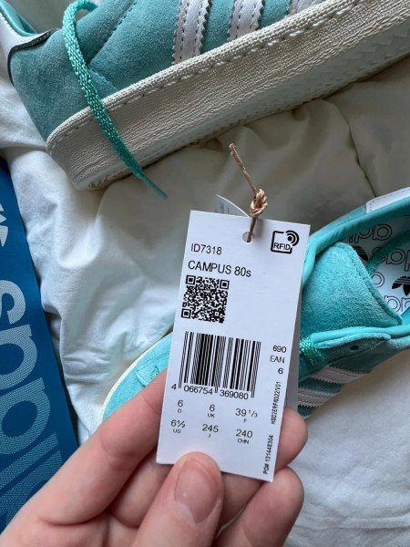 Adidas campus bleu t39