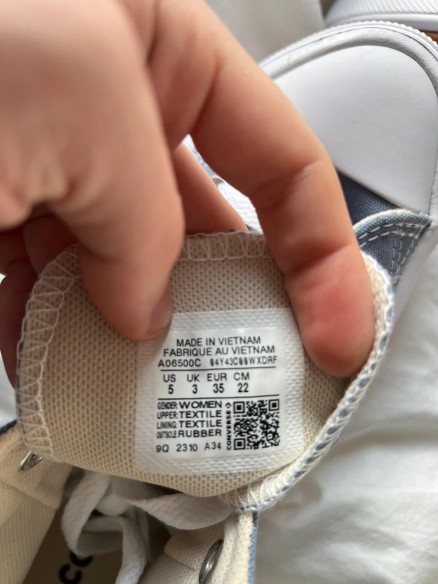 Converse violette t35