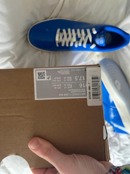 Nike Air Force one 404 error