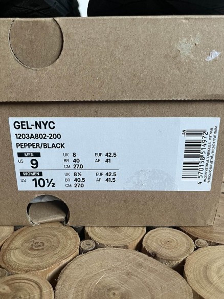 Asics gel NYC Pepper Black