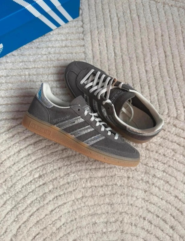 adidas Handball Spezial Marron Gris Argenté - 40,5