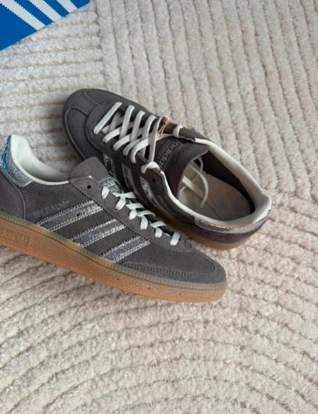 adidas Handball Spezial Marron Gris Argenté - 40,5