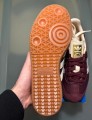 adidas samba og maroon gold metallic taille 36