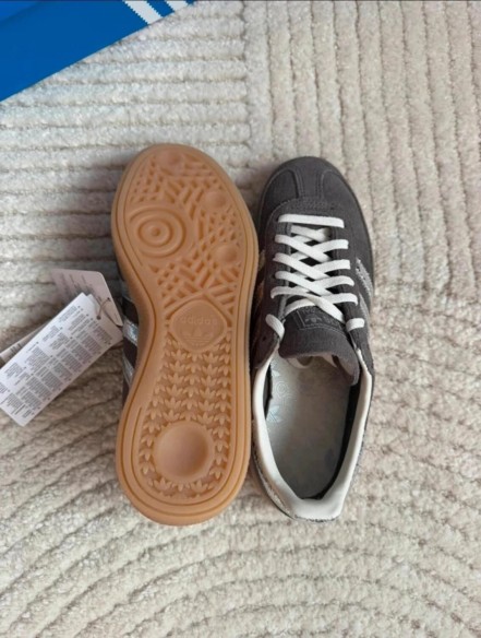 adidas Handball Spezial Marron Gris Argenté - 40,5