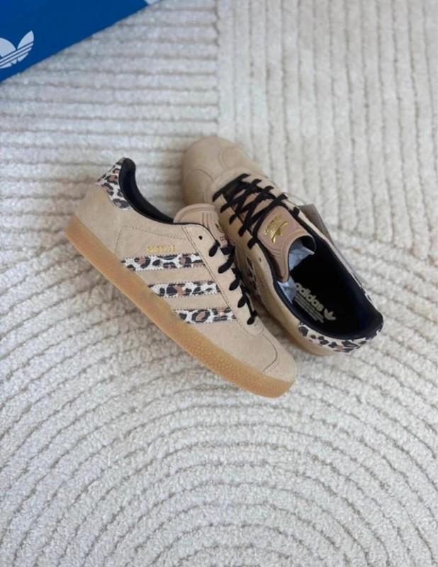 Adidas Gazelle Indoor Leopard Cream Beige - 37