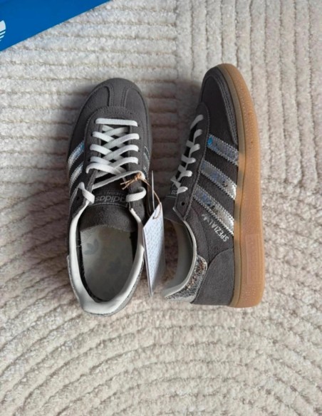 adidas Handball Spezial Marron Gris Argenté - 40,5
