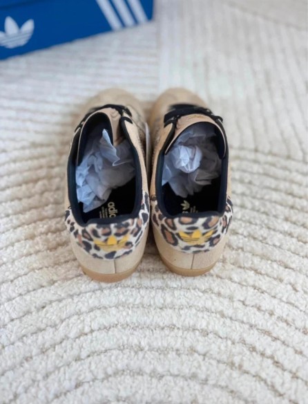Adidas Gazelle Indoor Leopard Cream Beige - 37