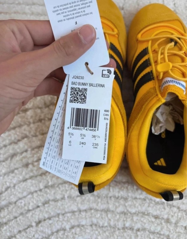 adidas Ballerina Bad Bunny Bold Doré - 40,5 2