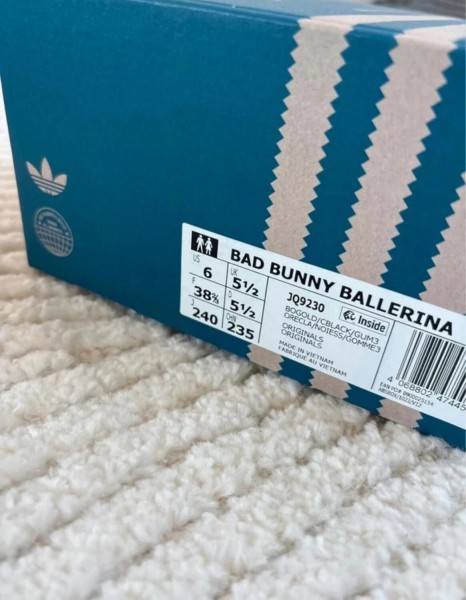 adidas Ballerina Bad Bunny Bold Doré - 40,5