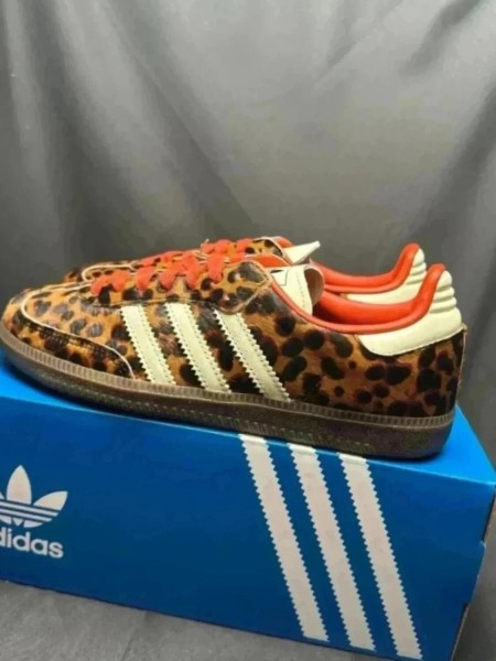 adidas samba og Preloved Red Leopard