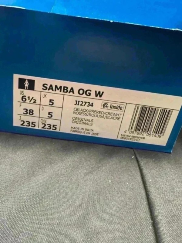 adidas samba og Preloved Red Leopard 2
