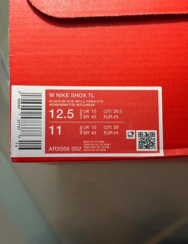 Nike shox tl black taille 45 2