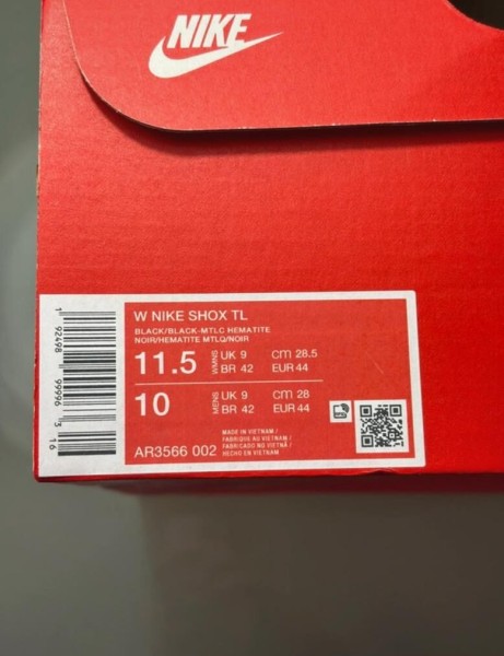 Nike shox tl black taille 44