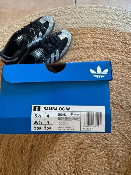 adidas samba rhinestone black - Taille 36,5