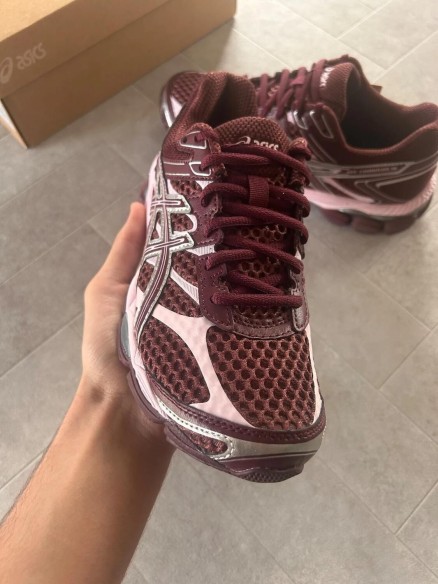 Asics gel cumulus 16 port royal pink cherry burgundy bordeaux silver