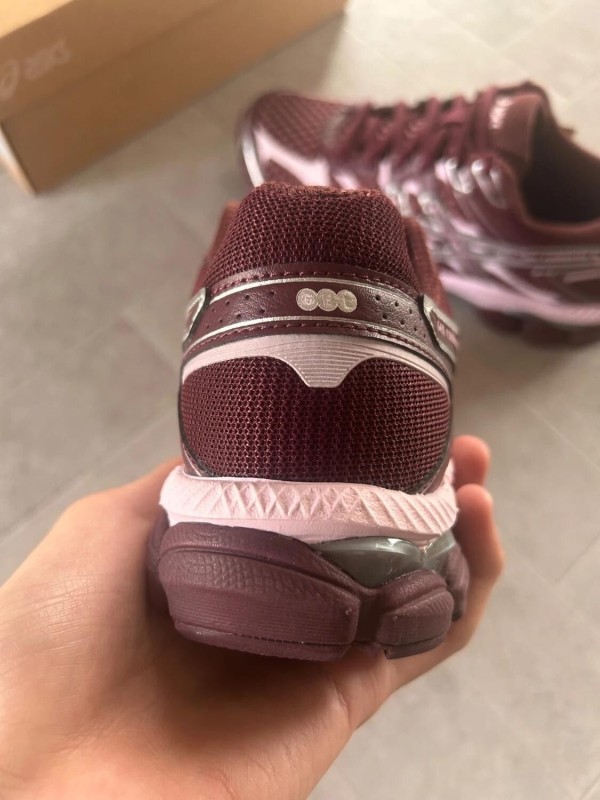 Asics gel cumulus 16 port royal pink cherry burgundy bordeaux silver 2