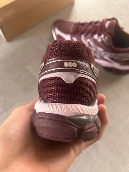 Asics gel cumulus 16 port royal pink cherry burgundy bordeaux silver