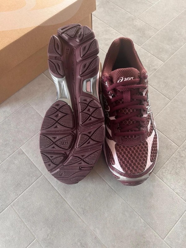 Asics gel cumulus 16 port royal pink cherry burgundy bordeaux silver 2