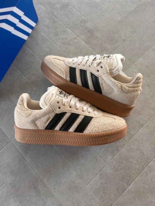 adidas samba xlg cardboard cream off white core black 2