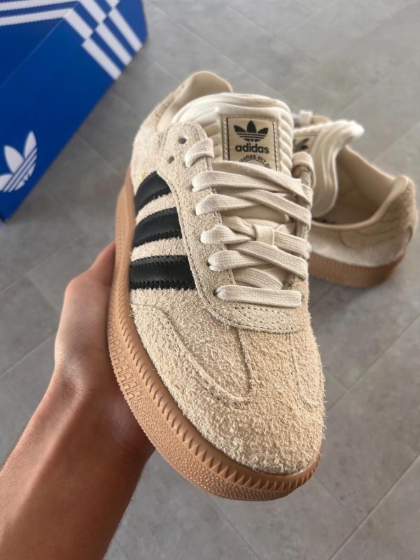adidas samba xlg cardboard cream off white core black 2