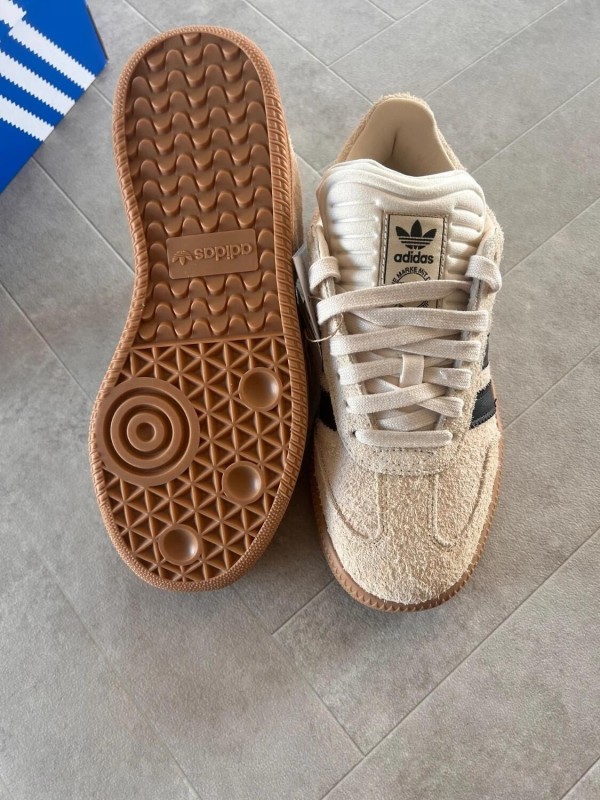 adidas samba xlg cardboard cream off white core black 2