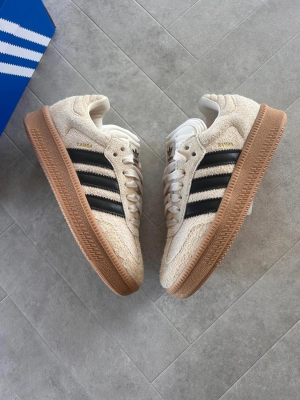 adidas samba xlg cardboard cream off white core black 2